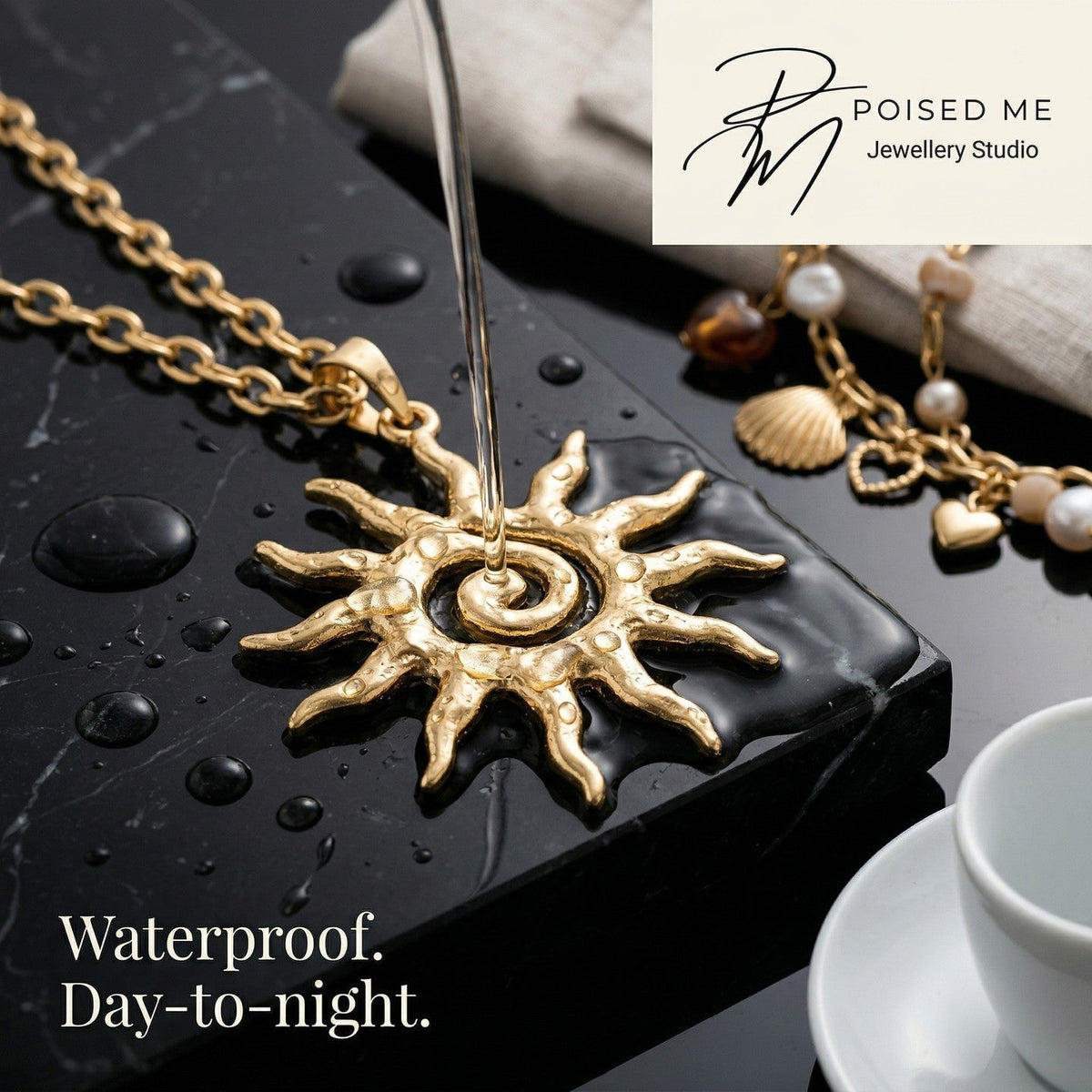 Can You Shower, Swim and Sleep in Waterproof Jewelry? Poised Me Jewelry Studio