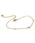 Delicate Heart Anklet, 18K Gold PVD Plated Stainless Steel&nbsp;for Women Rust-Proof by Poised Me Jewelry Studio