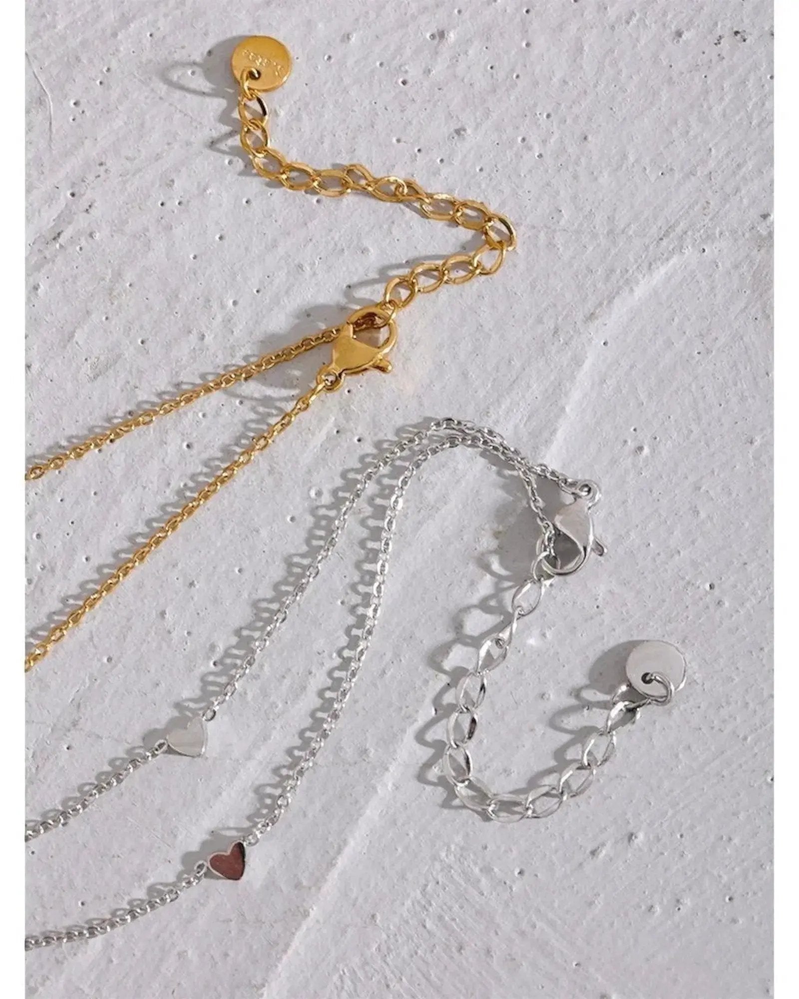 Delicate Heart Anklet, 18K Gold PVD Plated Stainless Steel&nbsp;for Women Rust-Proof by Poised Me Jewelry Studio