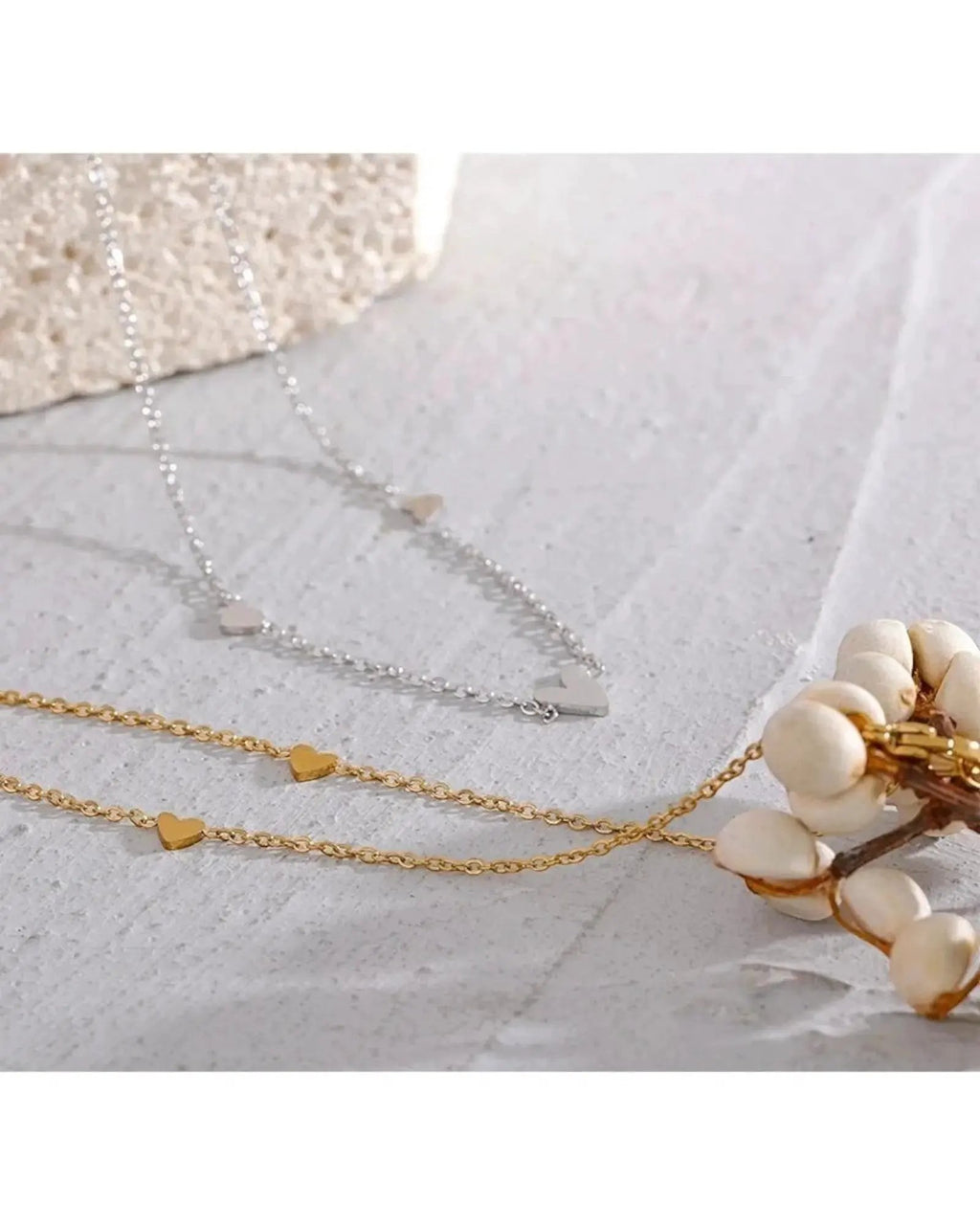 Delicate Heart Anklet, 18K Gold PVD Plated Stainless Steel&nbsp;for Women Rust-Proof by Poised Me Jewelry Studio