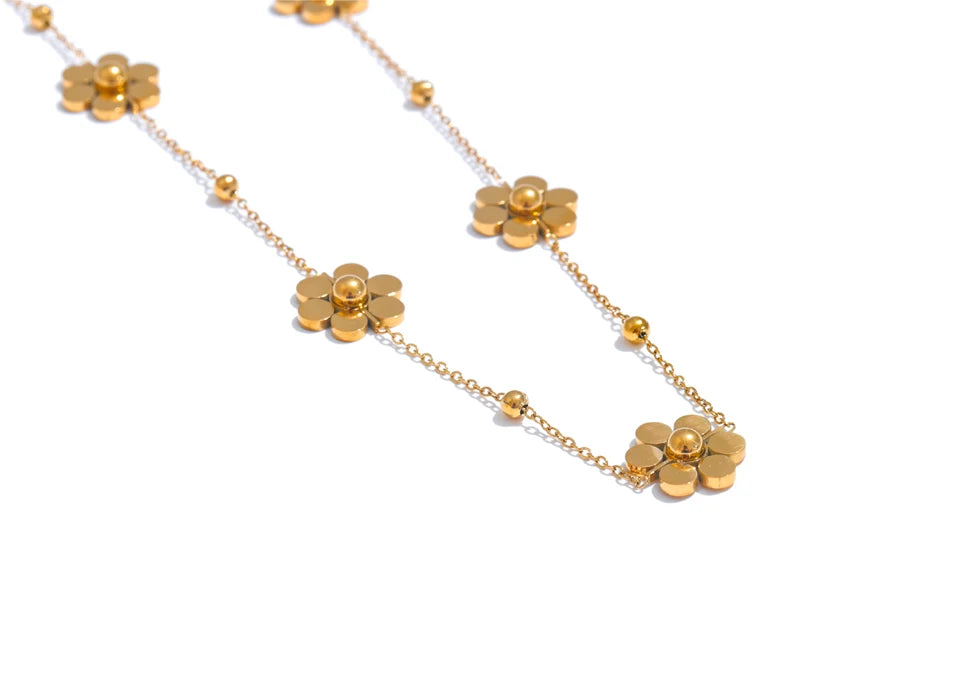 Everyday Flower Necklace Poised Me Jewelry Studio physical Inventory