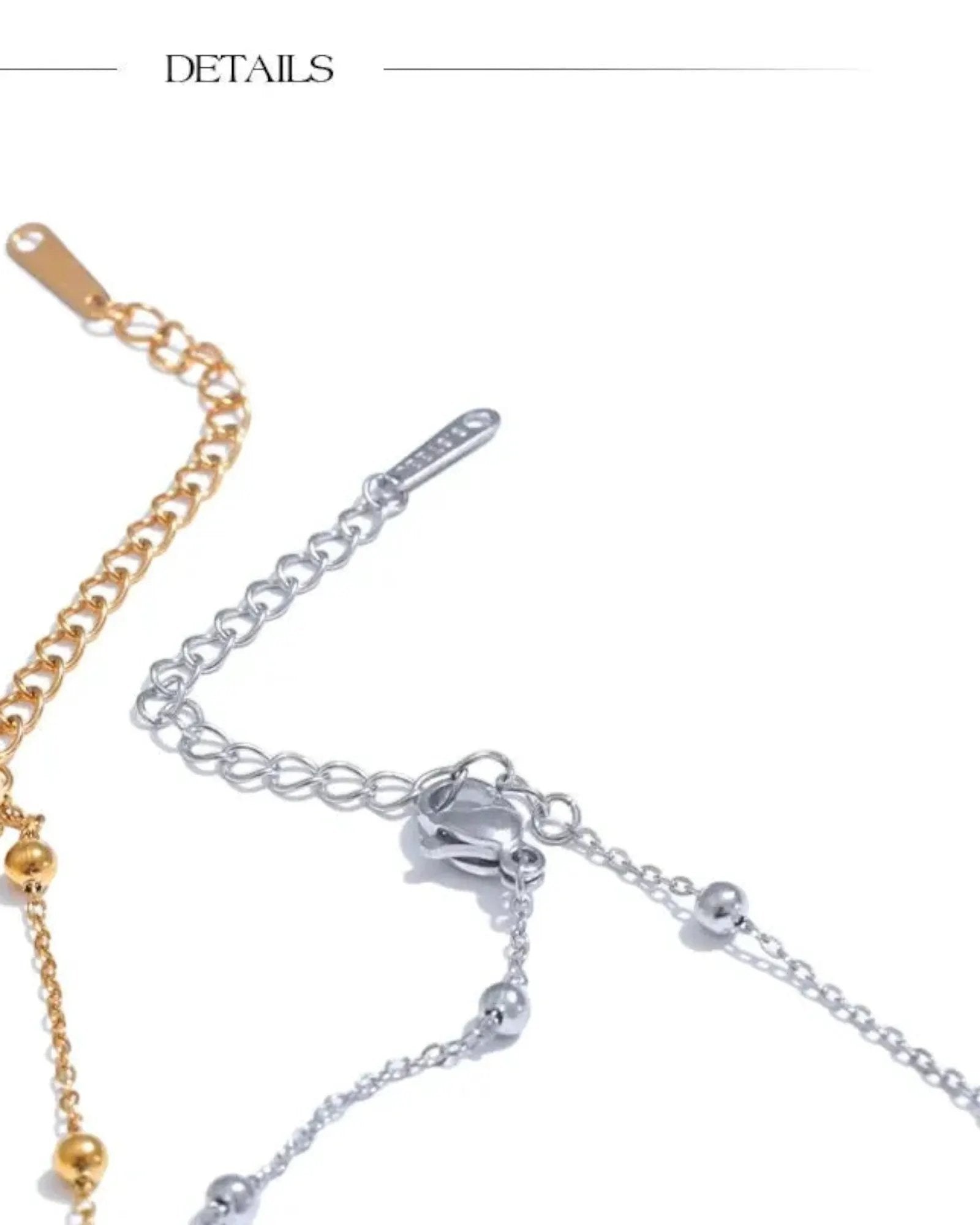 Flower Necklace 18k PVD Gold Plated Waterproof Jewelry For Women by Poised Me Jewelry Studio