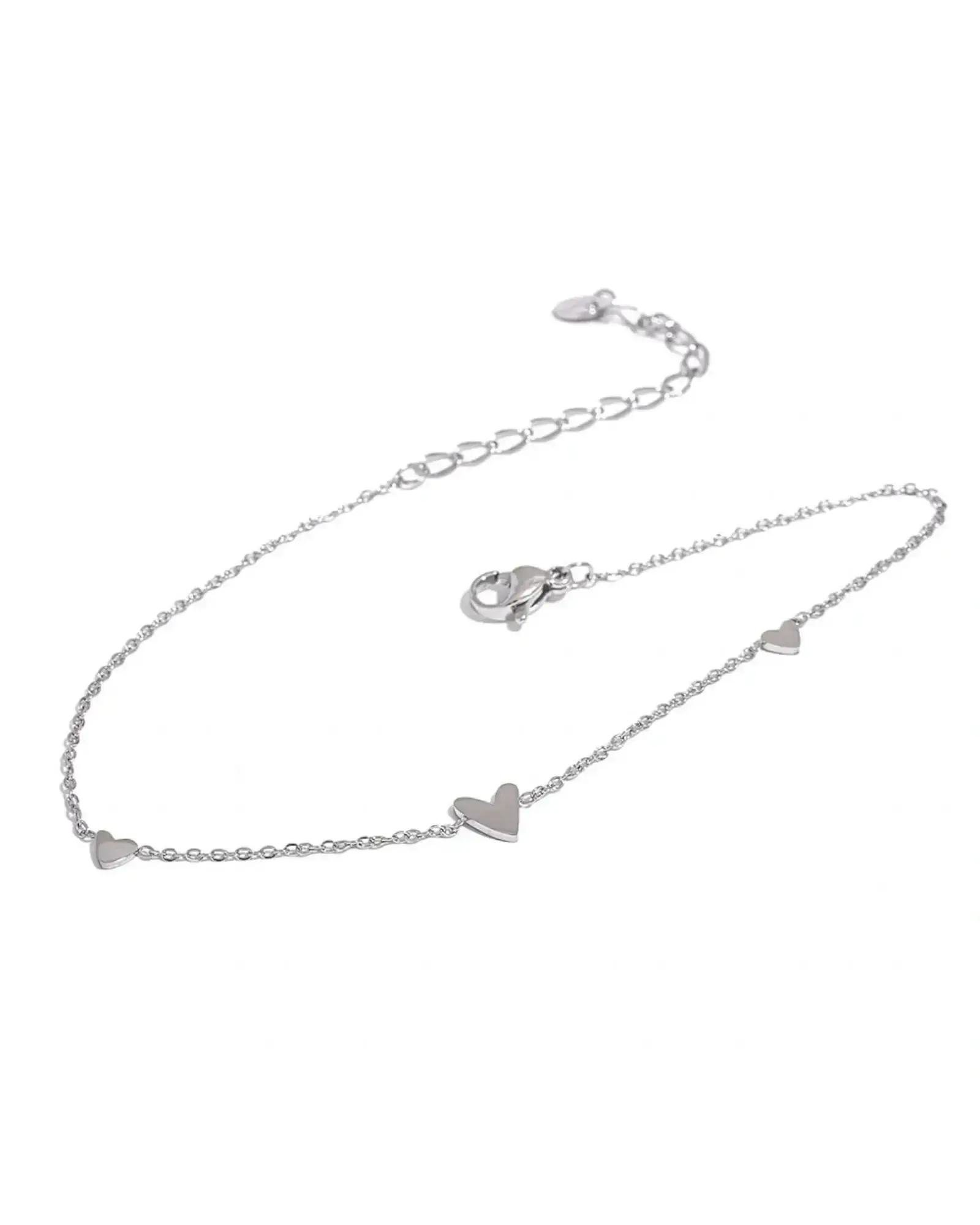 Delicate Heart Anklet, 18K Gold PVD Plated Stainless Steel&nbsp;for Women Rust-Proof by Poised Me Jewelry Studio