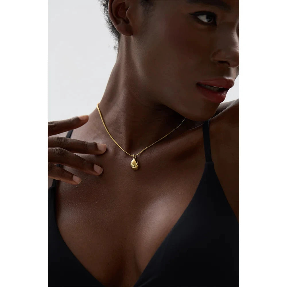 Waterproof 316l Stainless Steel Geometric Pendants for Necklace 18K Gold Plated Minimalist Fashion Unisex Jewelry Bijoux by PoisedMe