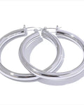Large Hollow Hoop Earrings Hypoallergenic 18k Gold PVD 316L Stainless Steel by Poised Me Jewelry Studio