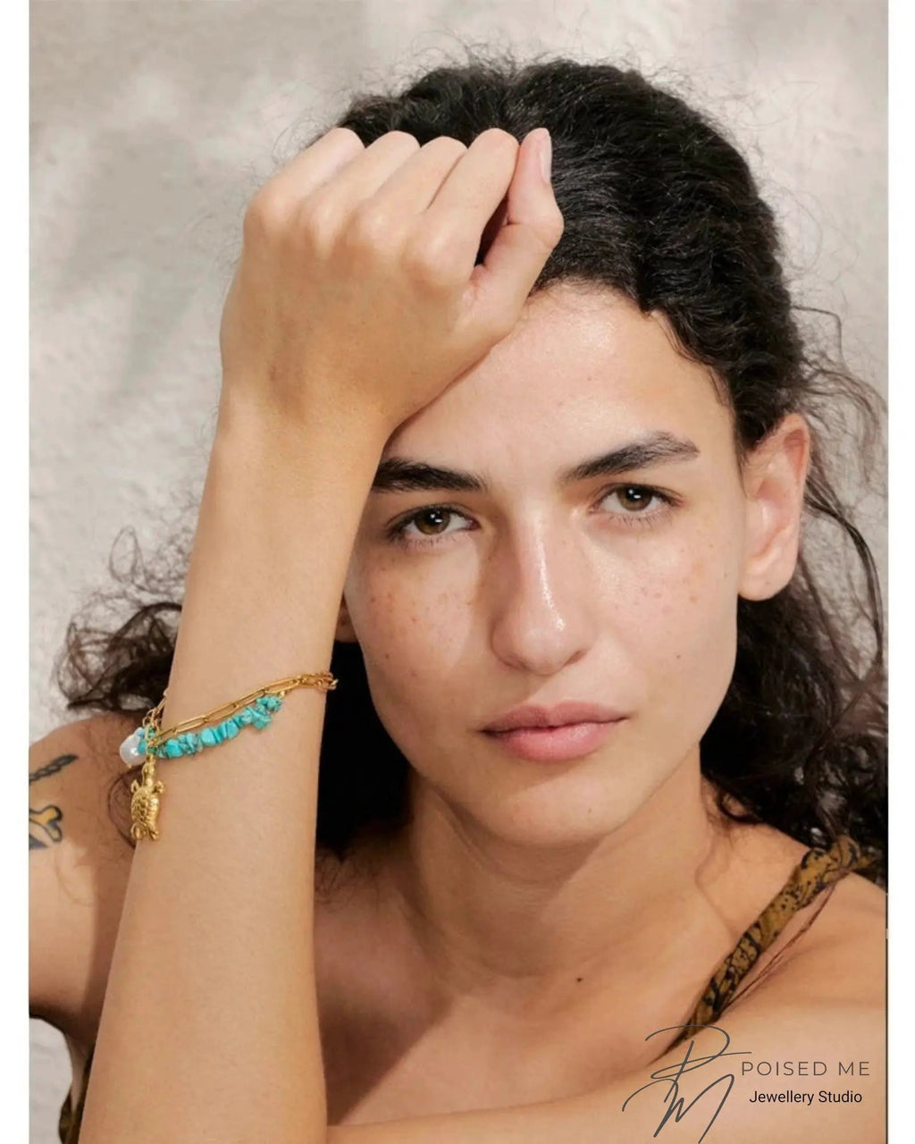 Ocean Style Starfish Shell Pendant Necklace Bracelet 18k Gold PVD Plated Stainless Steel by Poised Me Jewelry Studio